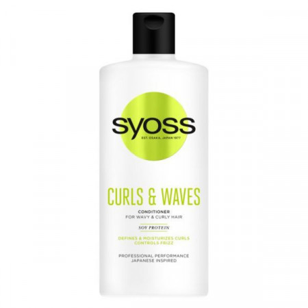 Syoss Curls & Waves Balsam pentru Par Cret si Ondulat 440ml