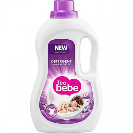 Teo Bebe Detergent de Rufe Lichid cu Lavanda pentru 20 Spalari 1.1L