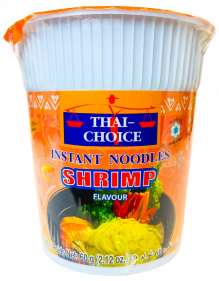 Thai Choice Supa Instant cu Fidea cu Aroma de Creveti Shrimp 60g