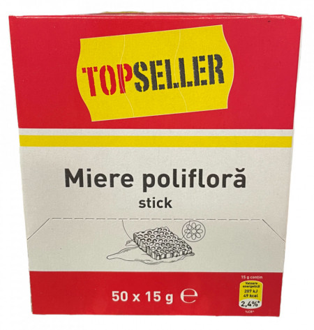 TopSeller Miere Poliflora Stick 50 buc x 15g