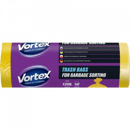 Vortex Saci Menajeri Galbeni 120L 10bucati