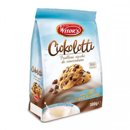 Witor’s Biscuiti cu Fulgi de Ciocolata 300g