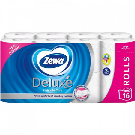 Zewa Deluxe Delicate Care Hartie Igienica 3 Straturi 16 Role