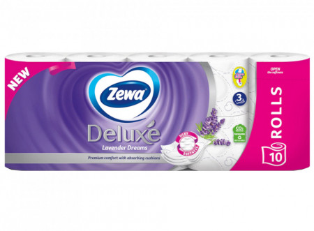 Zewa Deluxe Lavender Dreams Hartie Igienica 3 Straturi 10 Role