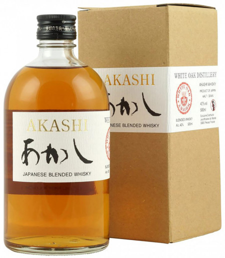 Akashi White Oak Japanese Blended Whisky 40% Alcool 500ml