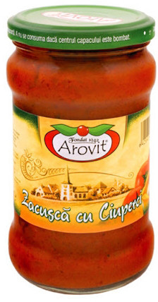 Arovit Zacusca cu Ciuperci 300g
