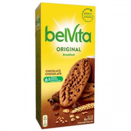 Belvita Original Biscuiti cu Cereale si Ciocolata 300g