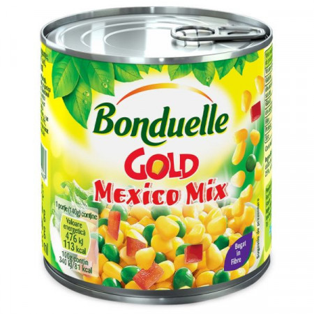 Bonduelle Gold Amestec de Legume Mexico Mix in Vid 340g