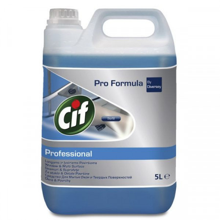 Cif Professional Solutie pentru Geamuri si Suprafete 5l