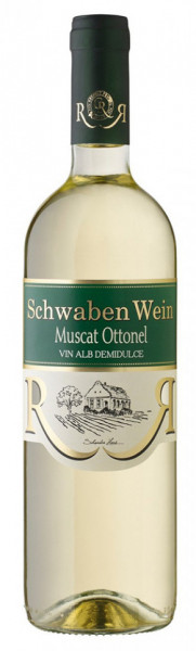 Domeniile Recas Schwaben Wein Muscat Ottonel Vin Alb Demidulce 11.5% Alcool 750ml