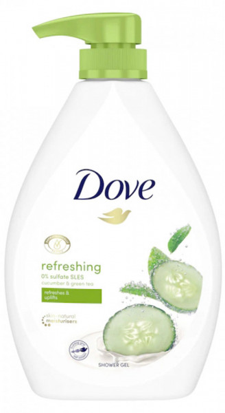 Dove Refreshing Gel de Dus Cucumber & Green Tea 720ml