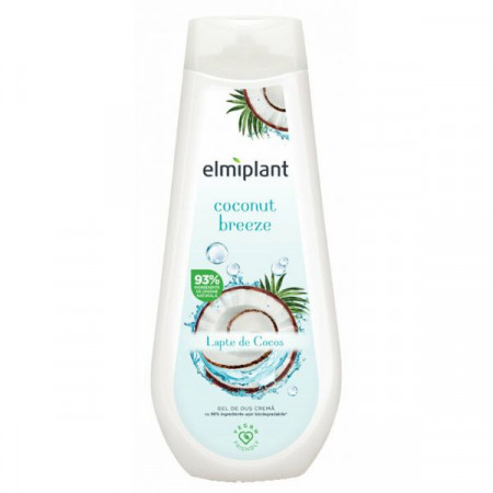 Elmiplant Coconut Breeze Gel de Dus Crema cu Lapte de Cocos 750ml