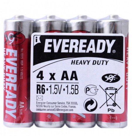 Eveready Baterii HD ZN-C R6 4buc