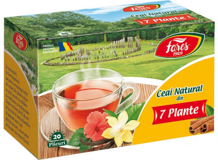 Fares Ceaiul Natural din 7 Plante 20plicuri x 1.8g