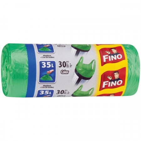 Fino Saci Menajeri Verzi 35L 30bucati