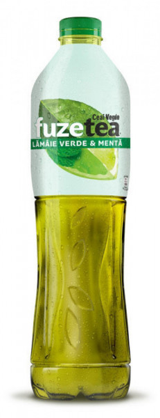 Fuzetea Bautura Racoritoare Necarbogazoasa cu Extract de Ceai Verde si Suc de Lamaie Verde si Extract de Menta 1.5L