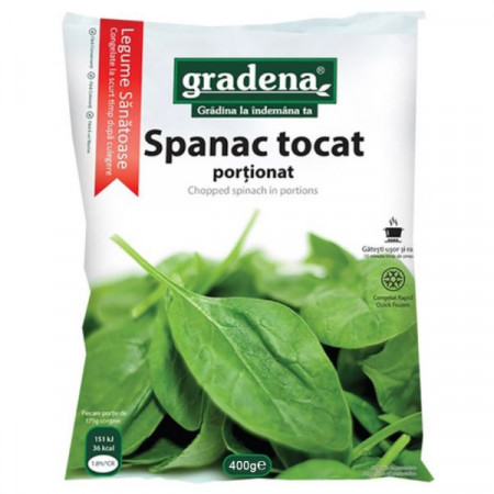 Gradena Spanac Tocat Portionat 400g