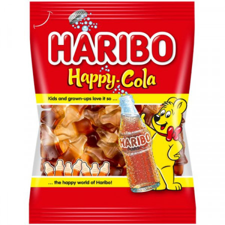 Haribo Happy Cola Jeleuri cu Aroma de Cola 100g