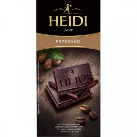 Heidi Ciocolata Amaruie cu Cafea 80g