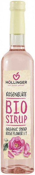 Hollinger Sirop Organic Bio cu Aroma de Trandafir 500ML