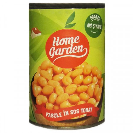 Home Garden Fasole in Sos Tomat 400g