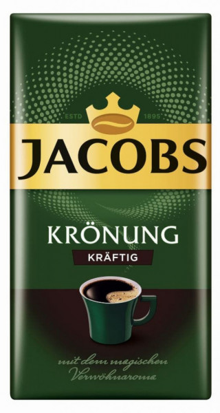 Jacobs Kronung Intense Kraftig Cafea Macinata Prajita 500g