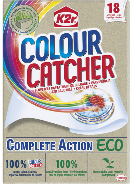 K2R Colour Catcher Servetele Captatoare de Culoare Eco 18 buc