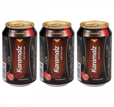 Karamalz Bere cu Rodie 0% Alcool 3 buc x 330ML