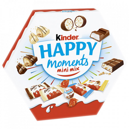 Kinder Happy Moments Bomboane de Ciocolata 162g