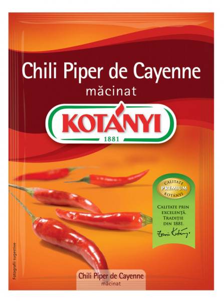 Kotanyi Chili Piper de Cayenne Macinat 28g