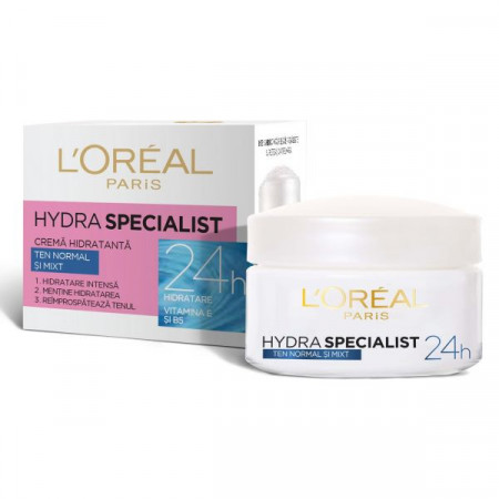 L'Oreal Hydra Specialist Crema Hidratanta pentru Ten Normal si Mixt 50ml