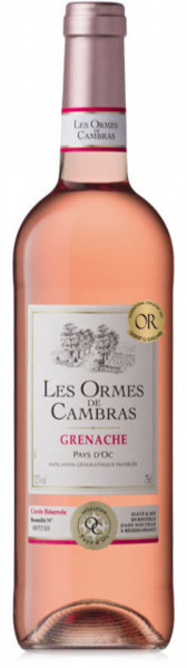 Les Ormes de Cambras Vin Rose Sec 12% Alcool 750ml
