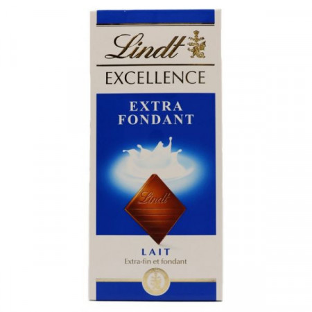 Lindt Excellence Ciocolata cu Lapte Extra Fina si Fondanta 100g