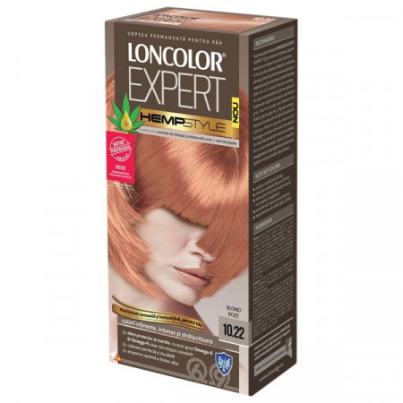 Loncolor Expert Oil Fusion Hempstyle Vopsea de Par Nr.10.22 Blond Roze