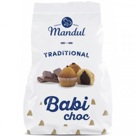 Mandul Babi Choc Briose cu Crema de Ciocolata si Alune 200g