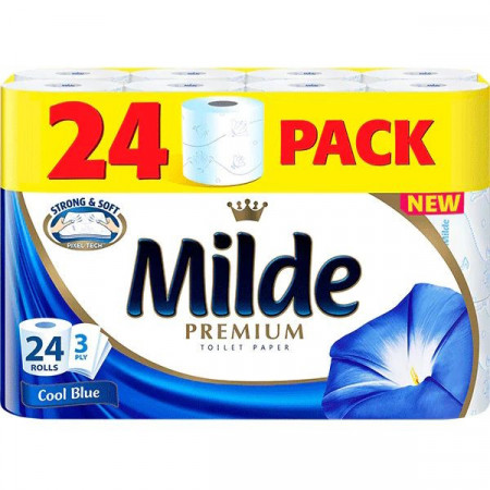 Milde Premium Cool Blue Hartie Igienica 3 Straturi 24 Role