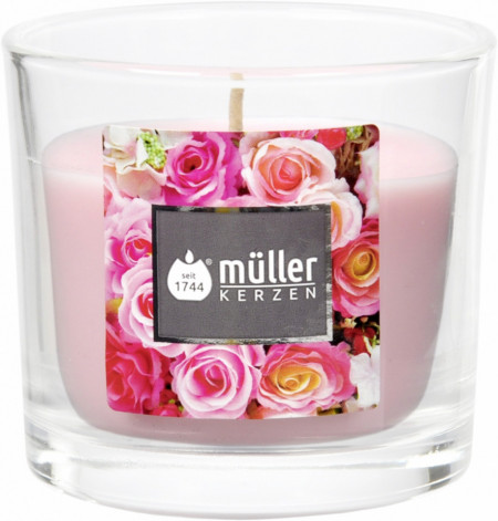 Muller Kerzen Lumanare Parfumata cu Aroma de Trandafir