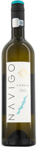 Navigo Compas Pinot Grigio Vin Alb Sec 12% Alcool 750ml