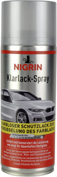 Nigrin Spray Lac Incolor Etansare Vopsea 400ml