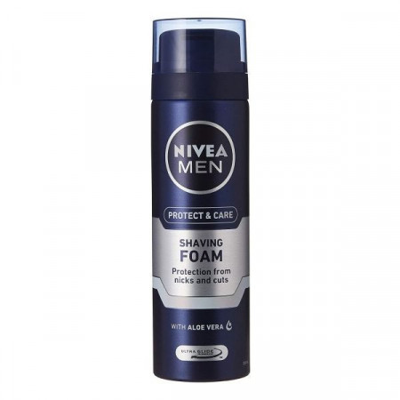 Nivea Men Protect&Care Spuma de Ras cu Aloe Vera 200ml