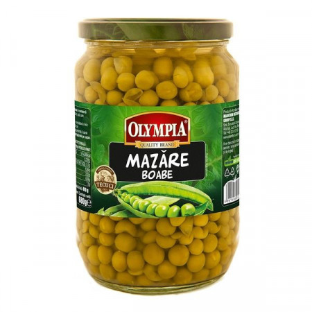 Olympia Mazare Verde Boabe in Conserva 680g
