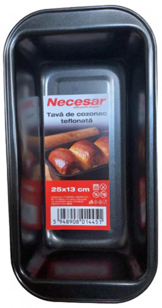 Oti Tava Teflonata pentru Cozonac 25x13cm