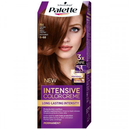 Palette Intensive Color Creme Vopsea de Par Nr.5.68 Castaniu Mediu