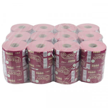 Papely Roz Hartie Igienica Jumbo 2 Straturi 24 Role