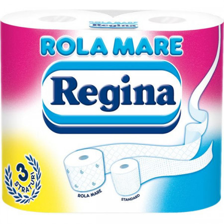 Regina Rola Mare Hartie Igienica 4 role 3 straturi