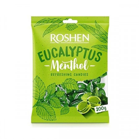 Roshen Menthol-Eucalyptus Dropsuri Mentolate 200g