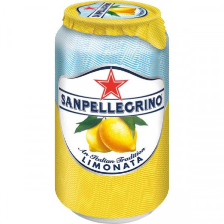 Sanpellegrino Bautura Racoritoare Carbogazoasa cu Suc de Lamaie 330ml
