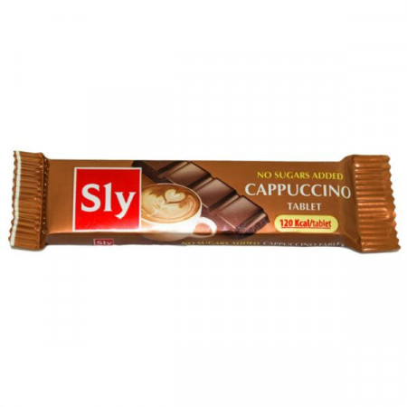 Sly Tableta cu Cappuccino fara Zahar 25g