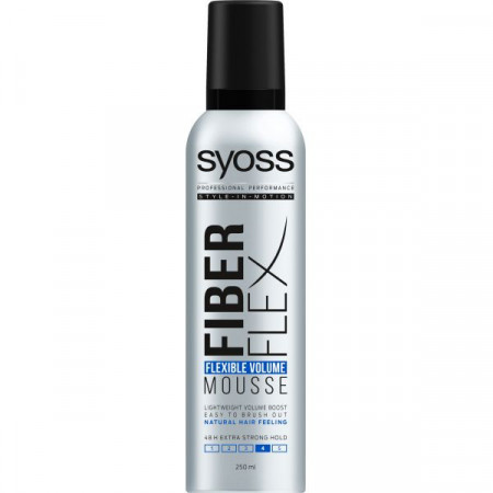 Syoss Fiber Flex Volume Spuma de Par 200ml
