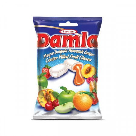 Tayas Damla Bomboane cu Aroma de Fructe 90g